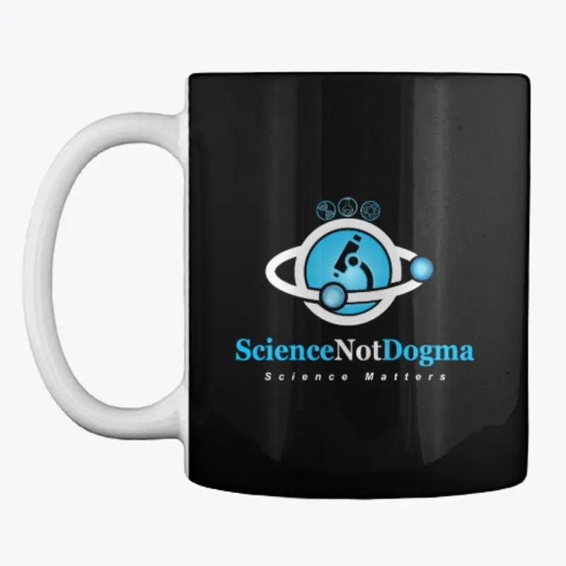 Deep Black ScienceNotDogma Mug